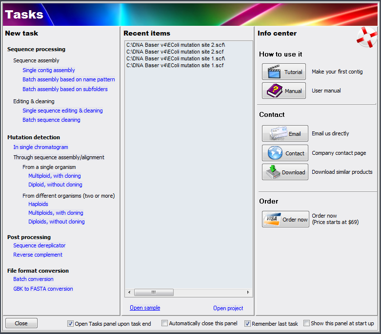 DNA Sequence Assembler what's new in v4